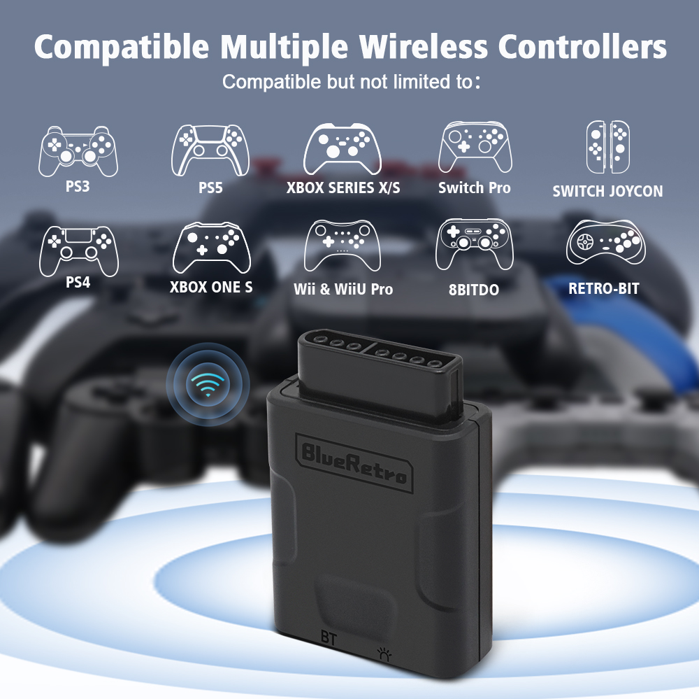 Retro Gaming Xbox One - RetroScaler Blueretro Draadloze Controller Adapter Voor