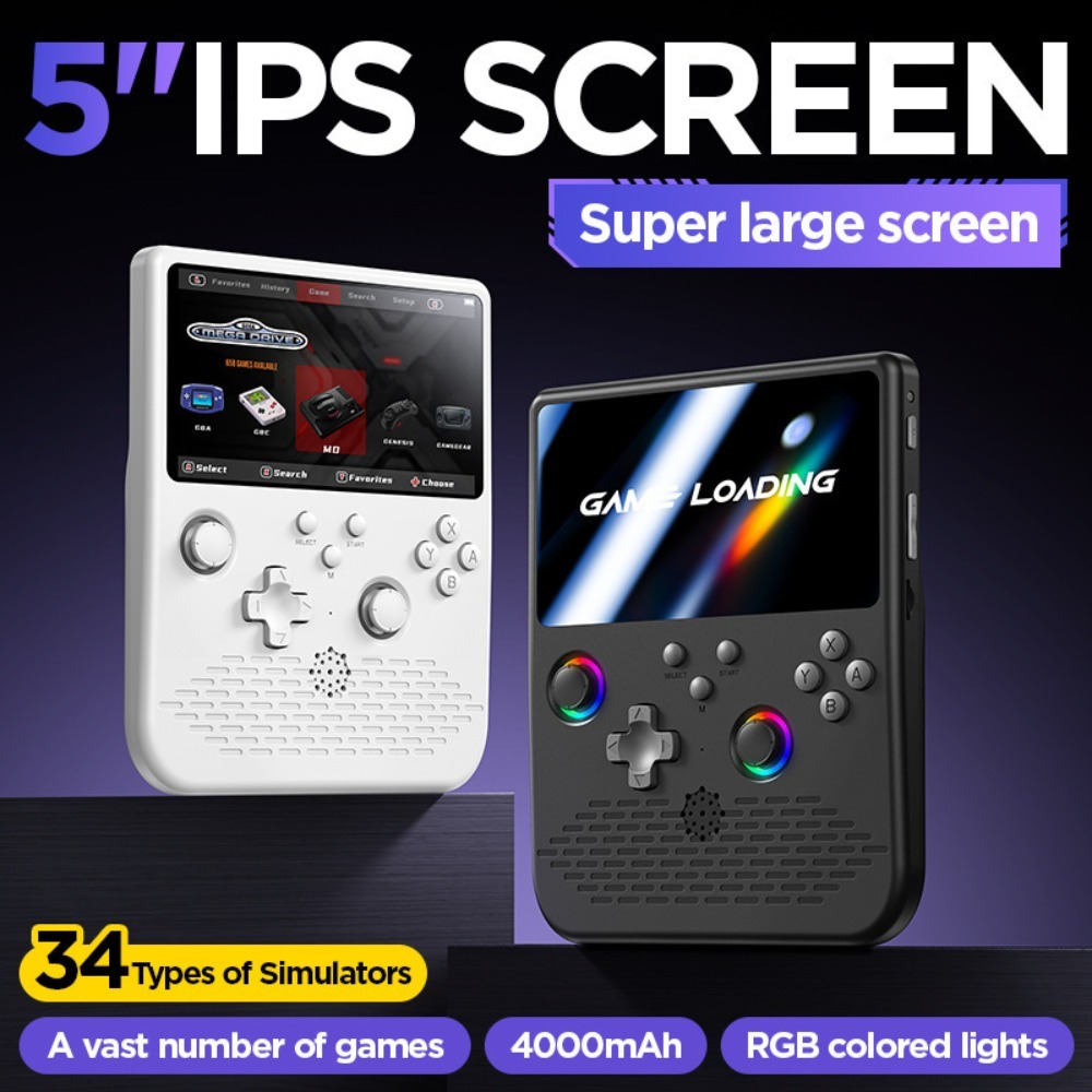 Retro Gaming Xbox Series S - H5 draagbare gameconsole 5-inch scherm, draagbare