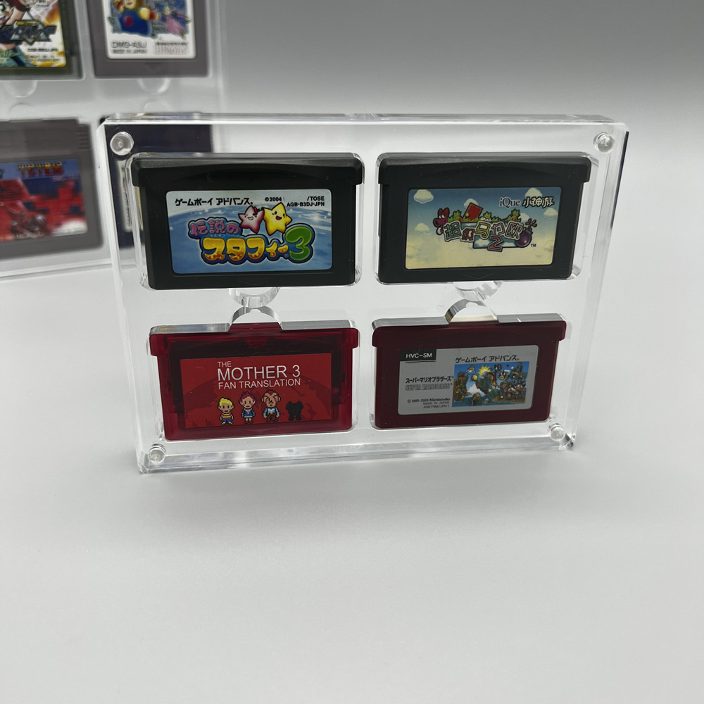 Game Boy Cartridge Holder - Hoge transparantie acryl magnetische zuigkap Games