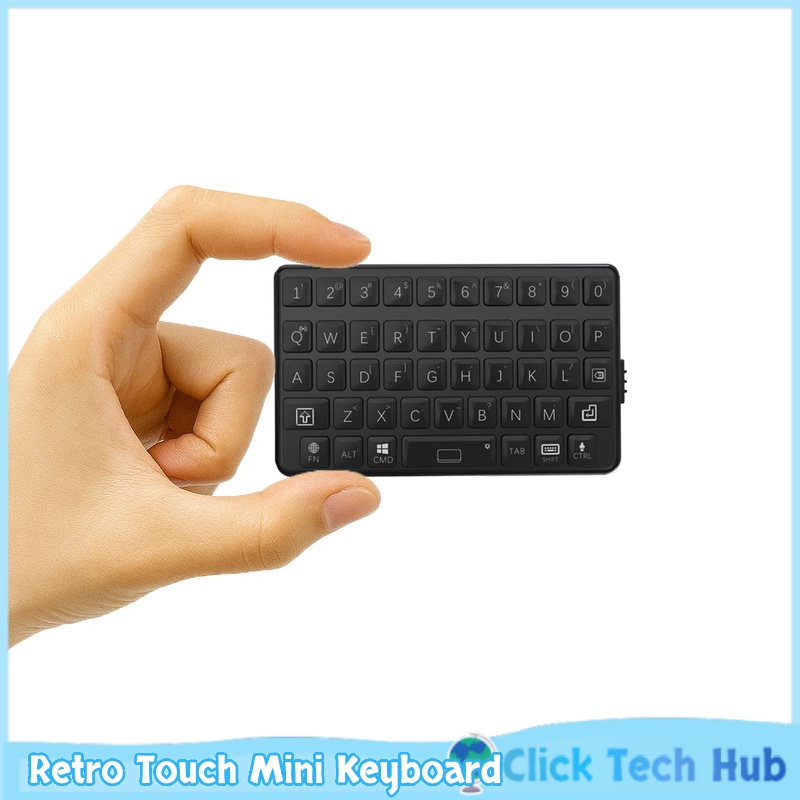 Retro Gaming Universe - Exknight Retro Touch Mini-toetsenbord Bluetooth Drie