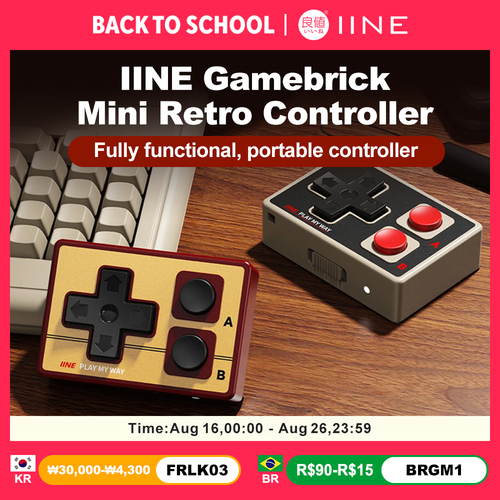 IINE Mini-controller voor iOS  - Retro Gaming System recensie en prijs