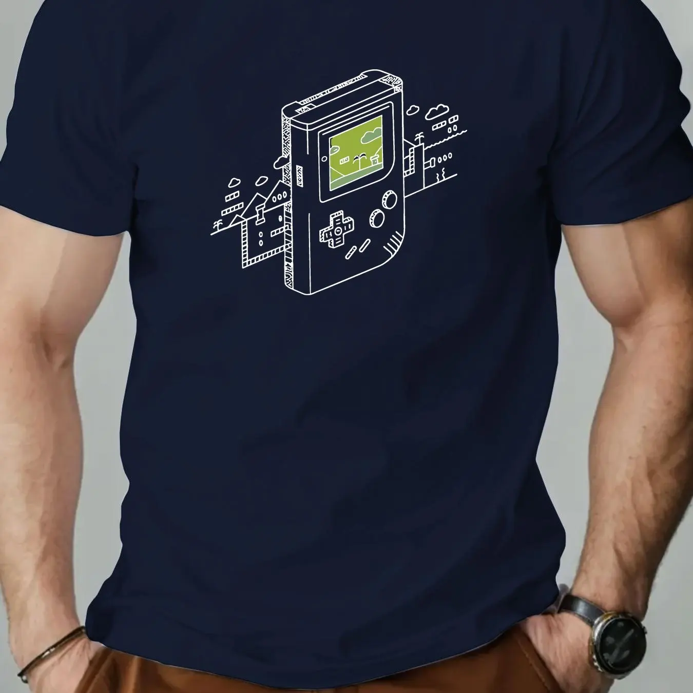 Herenshirt met retro gaming pr - Retro Gaming Design recensie en prijs