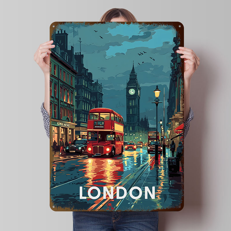 London Big Ben blikken poster  - Retro Gaming In London recensie en prijs