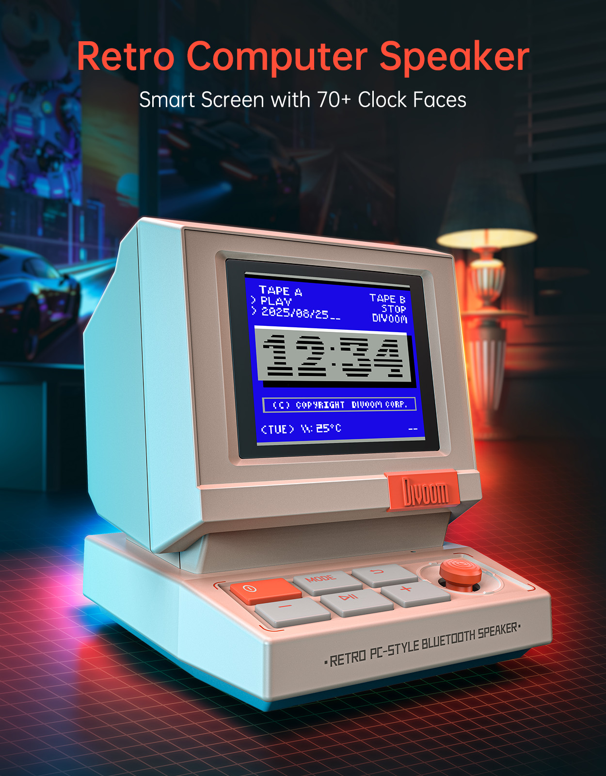 Divoom MiniToo Retro Bluetooth - Retro Gaming Cabinet recensie en prijs