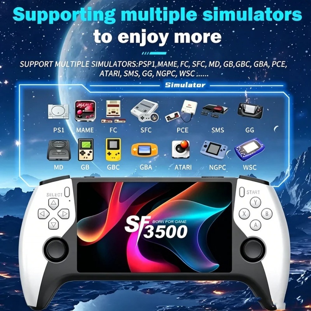 SF3500 5 inch Handheld Game Co - Retro Gaming System recensie en prijs